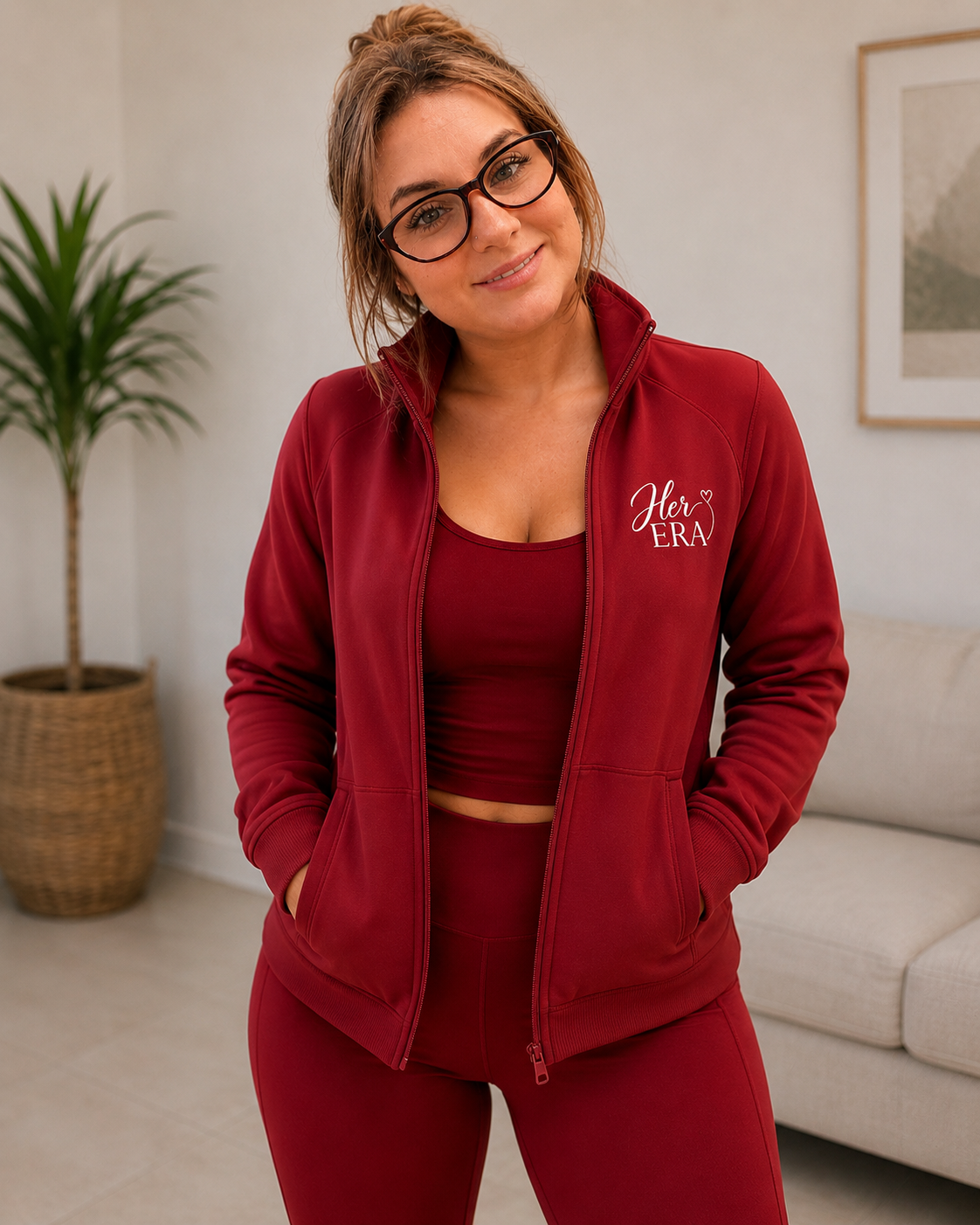 Her Era set in Burgundy